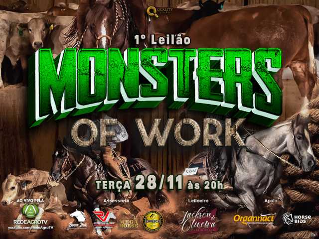 1º LEILÃO MONSTERS OF WORK