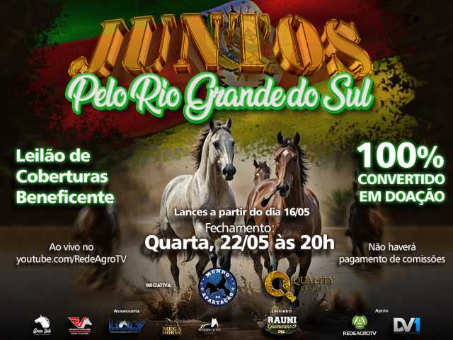 Juntos pelo Rio Grande do Sul - Leilão Beneficente