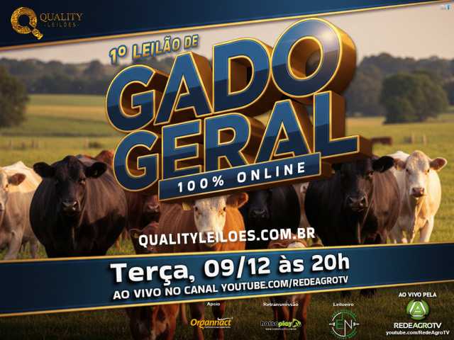 1º Leilão de GADO GERAL Quality